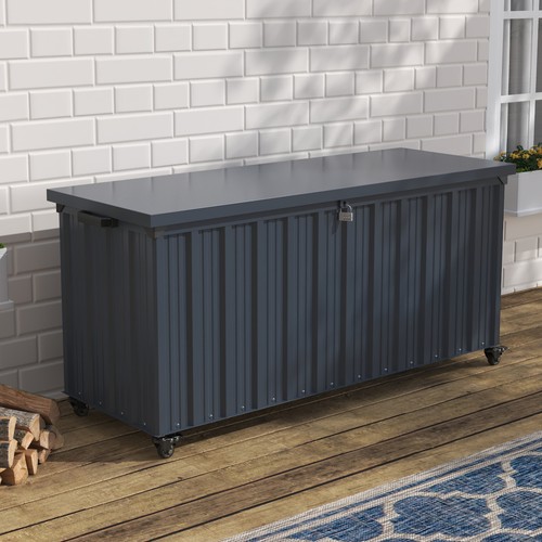 550l metal storage box - 550l,
