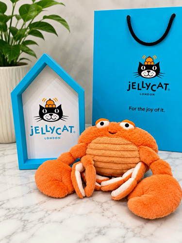 Jellycat orange crab plush - orange,