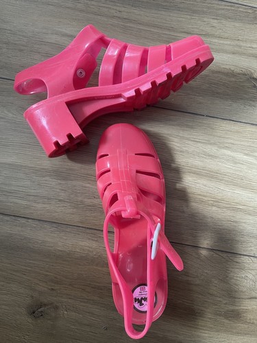 Juju bright pink jelly shoes - juju,