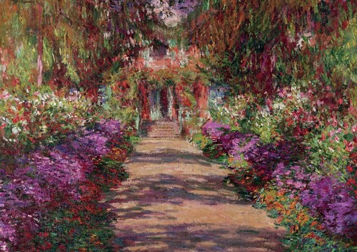 Piatnik monet giverny - monet, gardens