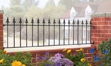 WROUGHT IRON METAL RAILINGS Roman 6ft (1830mm)