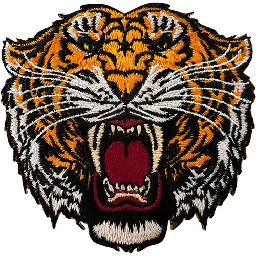 Tiger embroidered patch - tiger,
