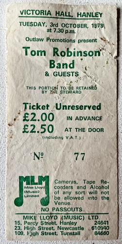 Tom robinson band - band, political