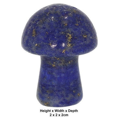 Mini mushroom crystal carved - mini,
