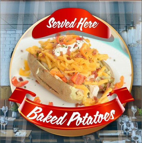 Jacket potatoes sold here - jacket,