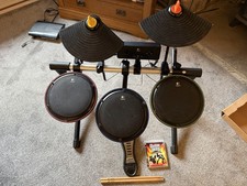 RARE Logitech Guitar Hero World Tour Drum Kit Drums PS3