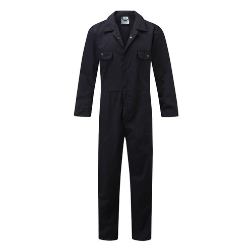 Ladies stud front boilersuit - ladies,