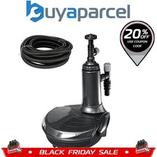 Hozelock Easyclear 1768 9000L Clear Water Pond Fountain Pump Filter & 5M Hose