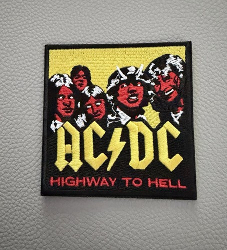 Acdc patch bands badges sew - patch,