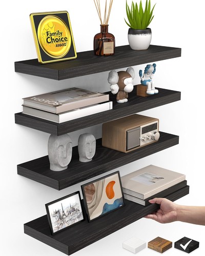 Set floating wall shelves - set, 4