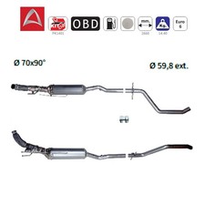 Soot particulate filter diesel particulate filter DPF CITROEN C5 III PEUGEOT 508 I -2.0HDi