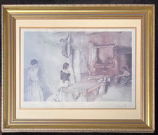 Sir William Russell Flint R.A ~  Signed Framed Print ~ “Provincial  Sisters”