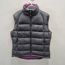 Rab Women's Neutrino Down Vest Puffer Gilet Pertex Insulated Grey Size Uk 14 #3