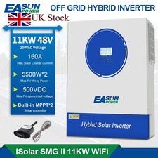 11000W 11KW Solar Inverter Off Grid MPPT 48V 160A 60V-500V MPPT Parallel Wifi UK