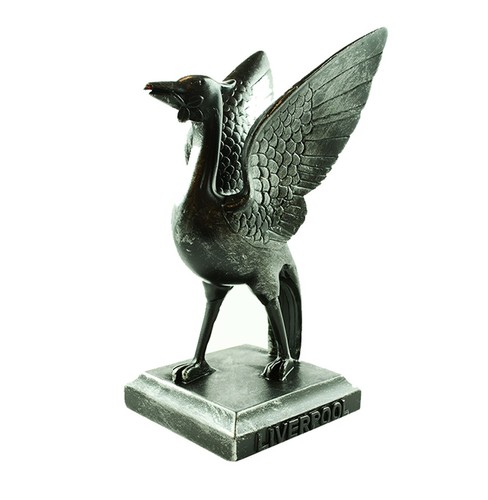 Liver bird pewter - pewter, statue
