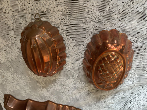 Set copper pineapple - copper,