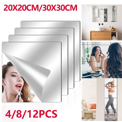 12pcs mirror tiles wall - mirror,