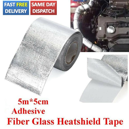 Silver exhaust heat wrap - exhaust,