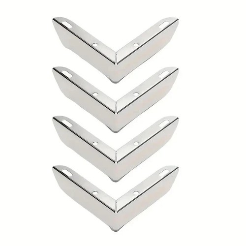 Metal chrome shape corner - metal,
