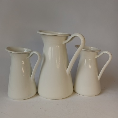 Set white enamel - set, 3