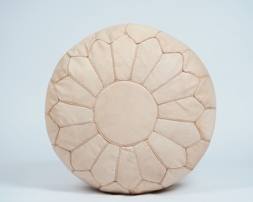 Prefilled moroccan pouf - moroccan,
