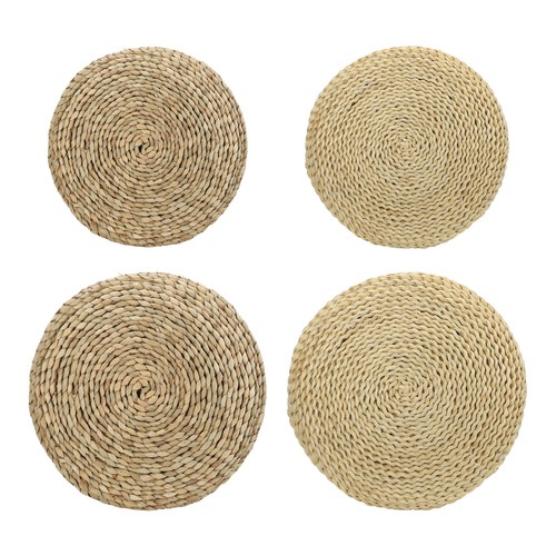 Round rattan meditation - round,