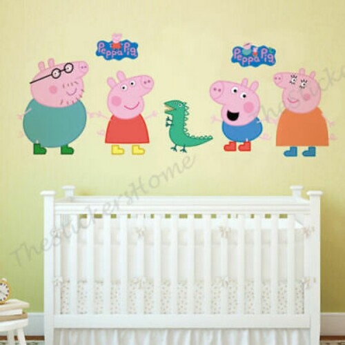 Peppa pig wall - wall, baby