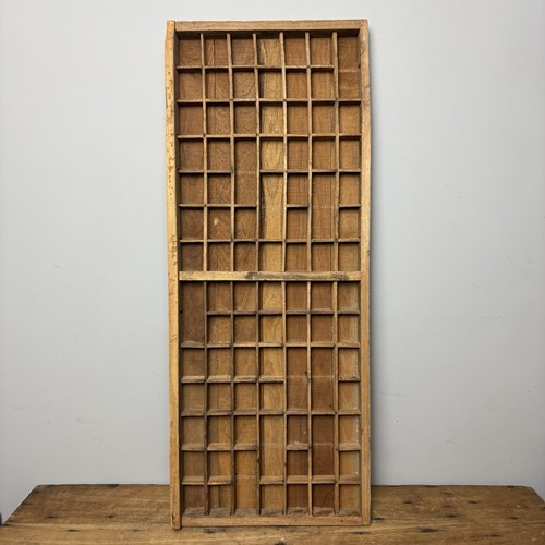 Vintage wooden printers tray - tray,