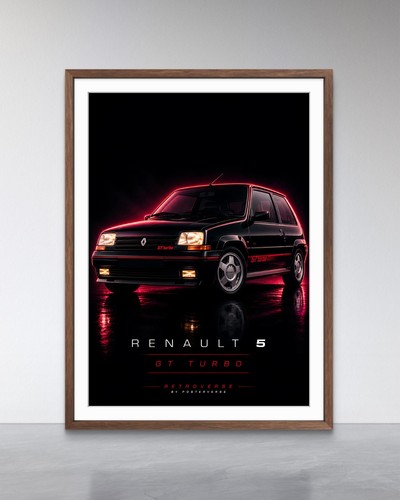 Renault turbo retro car - gt, |