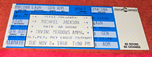 Vintage full concert ticket - full,