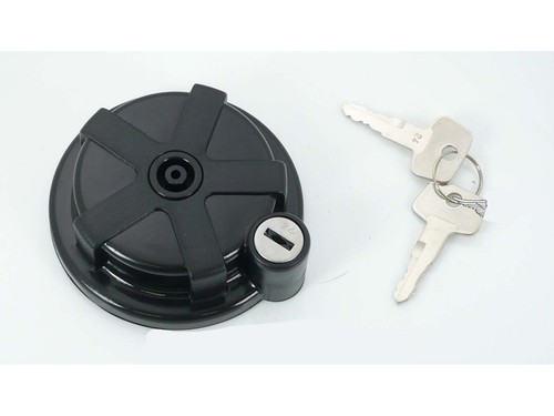 Lockable fuel filler cap - , for
