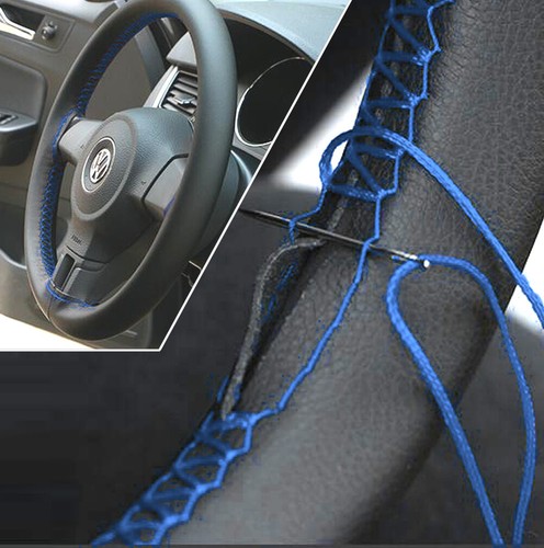 Blue car hand sew - hand,