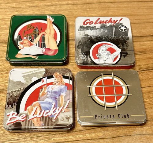 Lucky strike cigarette - strike, tin