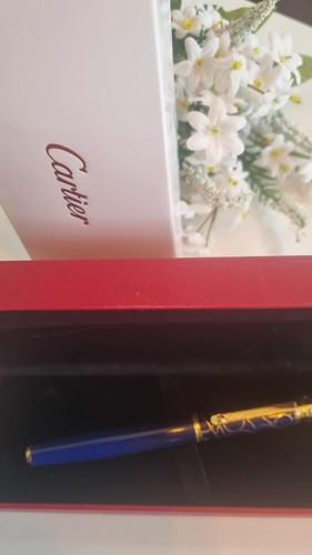 Cartier rollerball pen - pen, blue