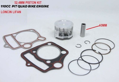 110cc 4mm piston ring set - 52.4mm,