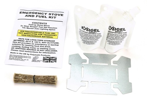 Emergency stove and fuel kit - emergency,