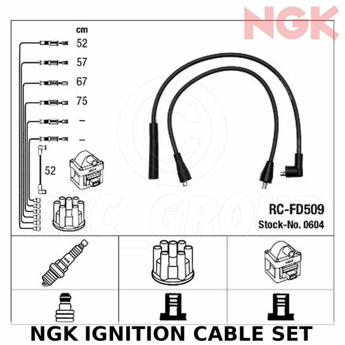 Ngk ignition cable set - ngk, (ht