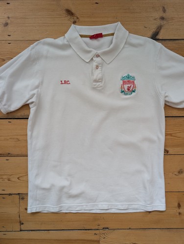 Liverpool mens white polo - white,
