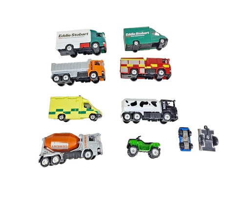 Lot corgi eddie stobart - lot, 10