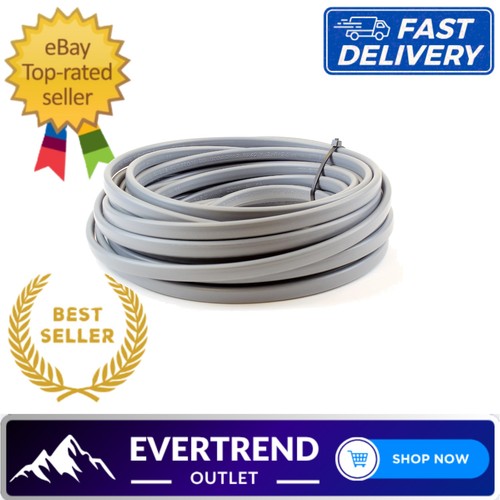 Quality 10mm flat - flat, grey