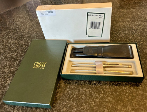 Cross gold tone pen and - pen,
