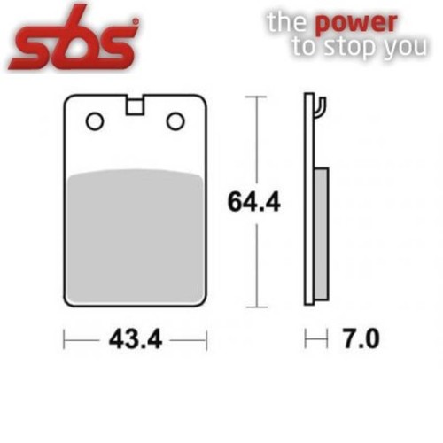 Pair brake pads - of,
