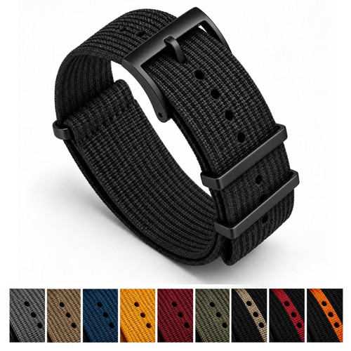 Premium black pvd - black, nato