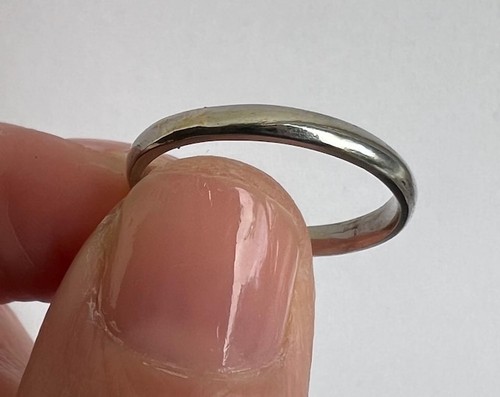 Platinum wedding band - platinum,