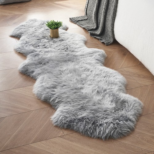Large soft fluffy faux - fluffy, fur