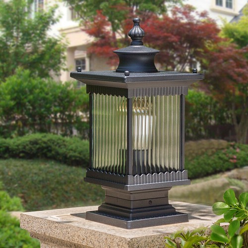 Outdoor pillar light garden - outdoor,