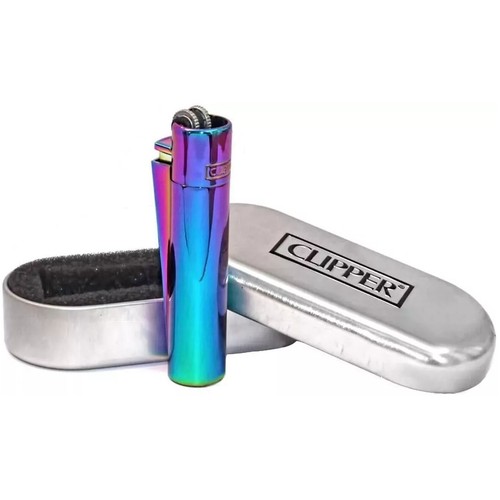 Metal icy chrome clipper - metal,