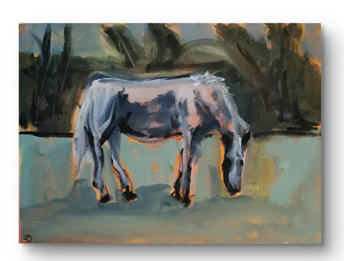 Original acrylic painting x - 12,