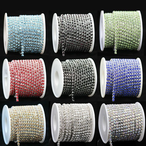 10m crystal rhinestone - crystal, trim
