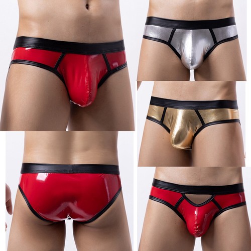 Mens underpants patent leather - underpants,